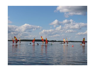 Surf-/ Segelschule am Strand
