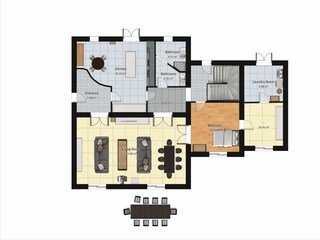 Villa Trecastelli Pianta del piano 39