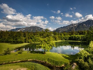 Blick vom Balkon
