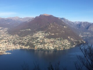 View from the S. Salvatore to the M. Brê and Castagnol