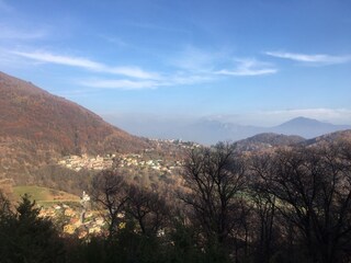 View to Arioso, start of the chestnut trail