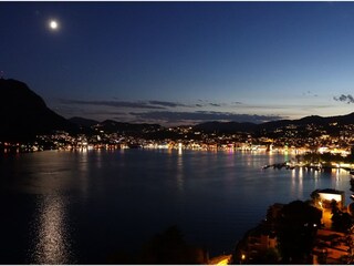 Full moon over Lugano