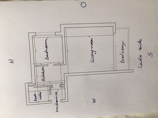 Appartamento per vacanze Lugano Pianta del piano 42