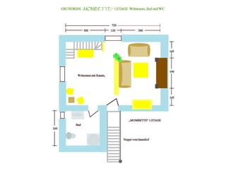 Vakantiehuisje Cenac-et-Saint-Julien Grondplan 21