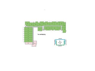 Appartamento De Koog Pianta del piano 20