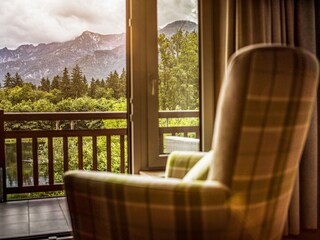 Blick aus der Wohnung