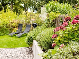 Garten Ferienhaus Strandgrau Usedom