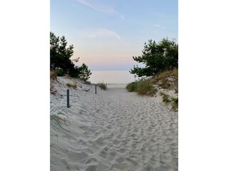 Strandzugang nur wenige Minuten vom Haus