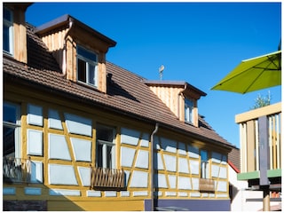 Der Innenhof mit Blick auf die Hofstallung