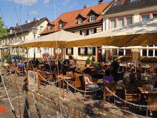 Die Mainkai-Promenade 30m vom Anno Domini 1716