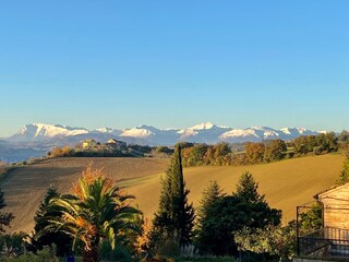 View of the mountains