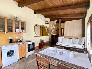 Living area, Cottage