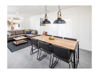 Diner table with livingarea