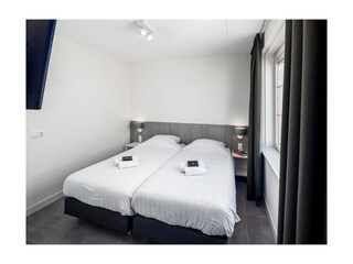 One of the three bedrooms