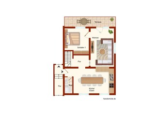 Sitzbereich Obergeschoss