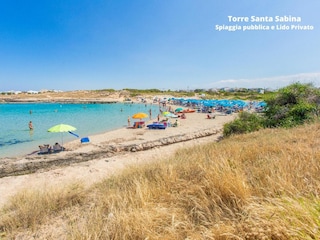 Lokaler Strand: Torre Santa Sabina