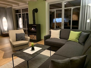 Bergmannstrost Sitzecke und Kaminofen