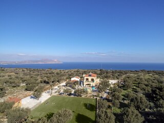 The Villa from above