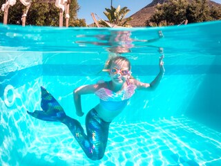 The heated pool