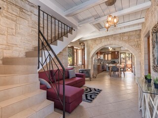 Man Villa stairs to the top floor