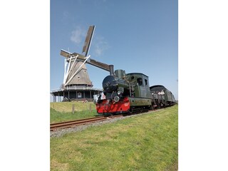 With the old train from Medemblik to Hoorn