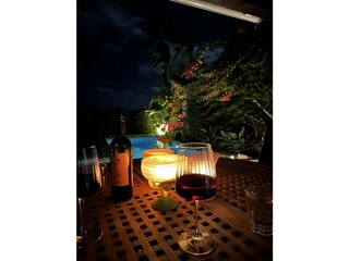 November 2025 -Abendstimmung auf der Terrasse