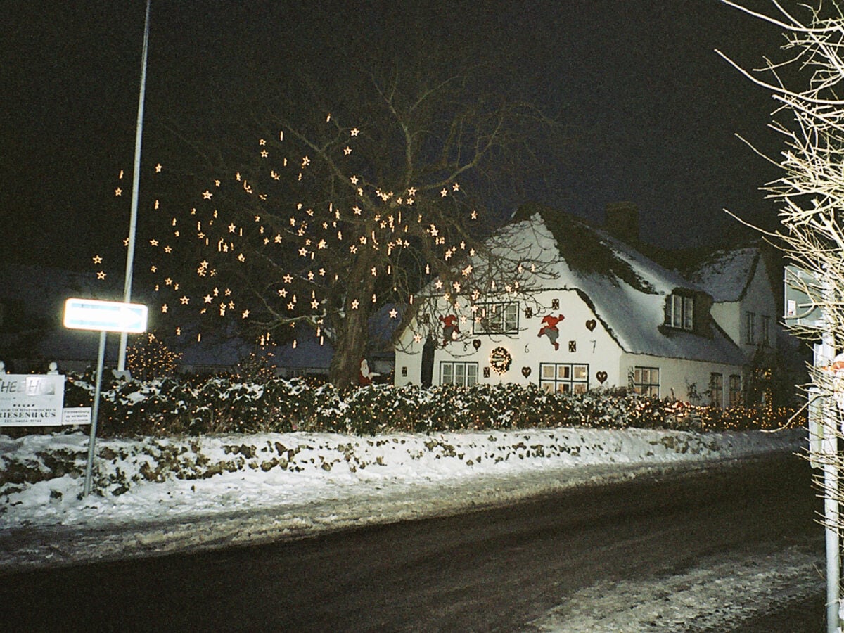 Keitum zur Weihnachtszeit im Schnee ! Herrlich !