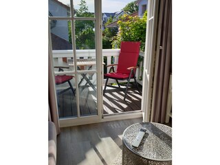Abendsonne auf dem Westbalkon