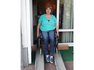 Terrasse für Rollstuhlfahrer