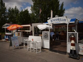 Dünenpavillion in Strandnnähe