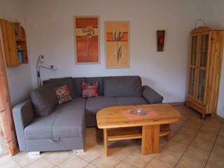 Wohnküche mit Sofa