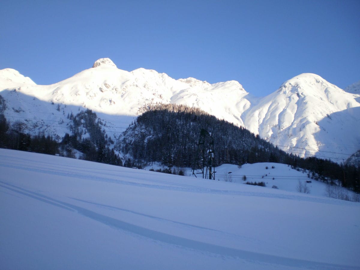 Sonnenaufgang om Schnee