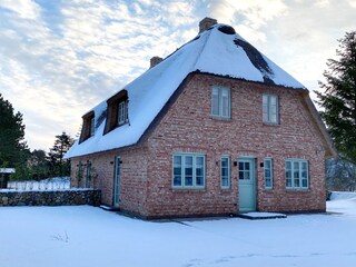 Ferienhaus Nebel Außenaufnahme 6