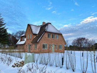 Ferienhaus Nebel Außenaufnahme 5