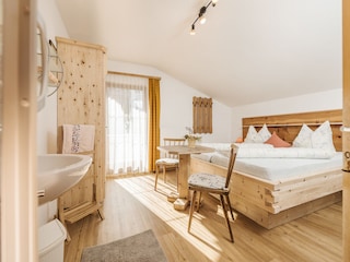 Bedroom apartment panoramic view