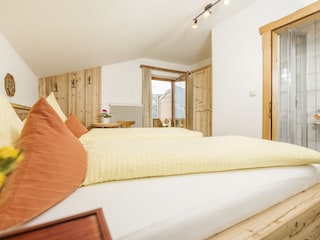 Bedroom apartment panoramic view