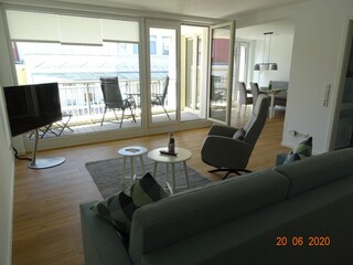 Wohnbereich mit Loggia