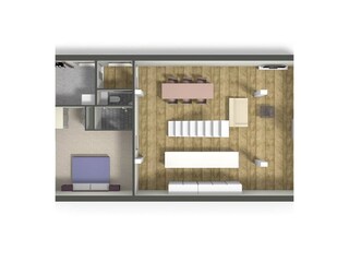 Villa De Koog Pianta del piano 38