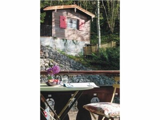 Haus 8, Blick nach Süden zum Hang