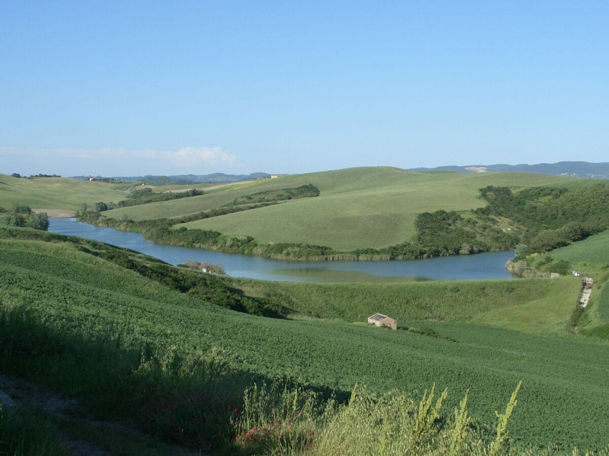 Der zum Gelände gehörende See