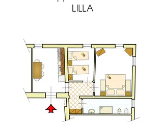 Vakantieappartement Peccioli Grondplan 31