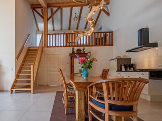 Kitchen with large table