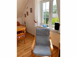 Schwingsessel im Wohnbereich