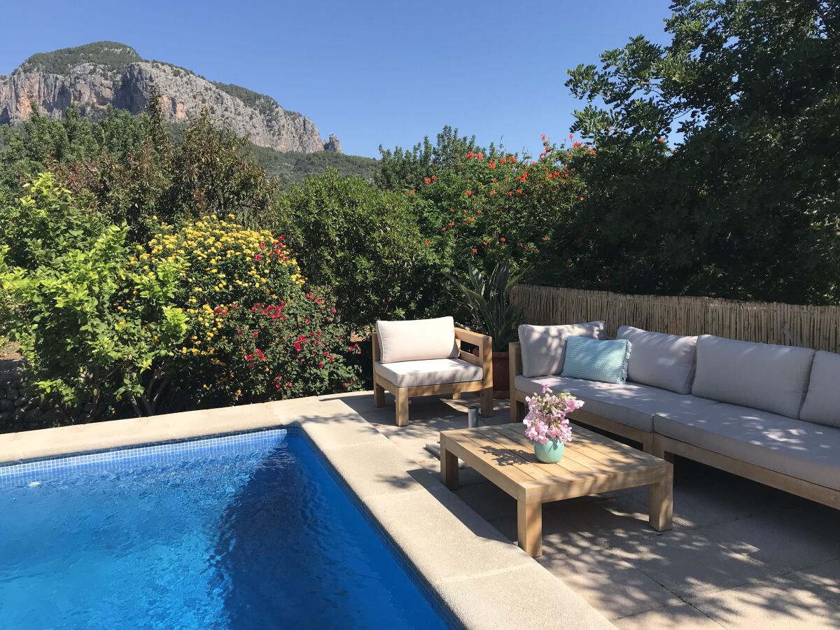 Lounging area by the pool