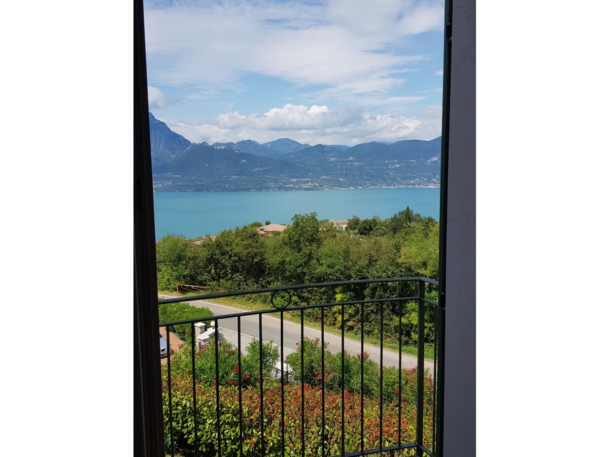 Aussicht vom Schlafzimmer 1. Stock Balkon im Sommer