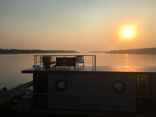 Huisboot Lübeck-Schlutup Buitenaudio-opname 6