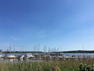 Der kleine romantische Hafen in Schlutup.