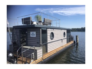 Maison flottante Lübeck-Schlutup Enregistrement extérieur 4