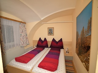 die Betten können auch auseinandergeschoben werden