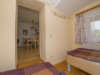 Blick vom Schlafzimmer in die Küche